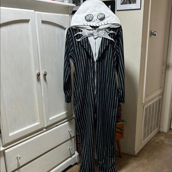 Disney Black and White Jack Skellington Onesie - Picture 1 of 5